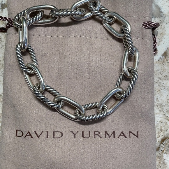 David Yurman link bracelet, sterling - Picture 1 of 5